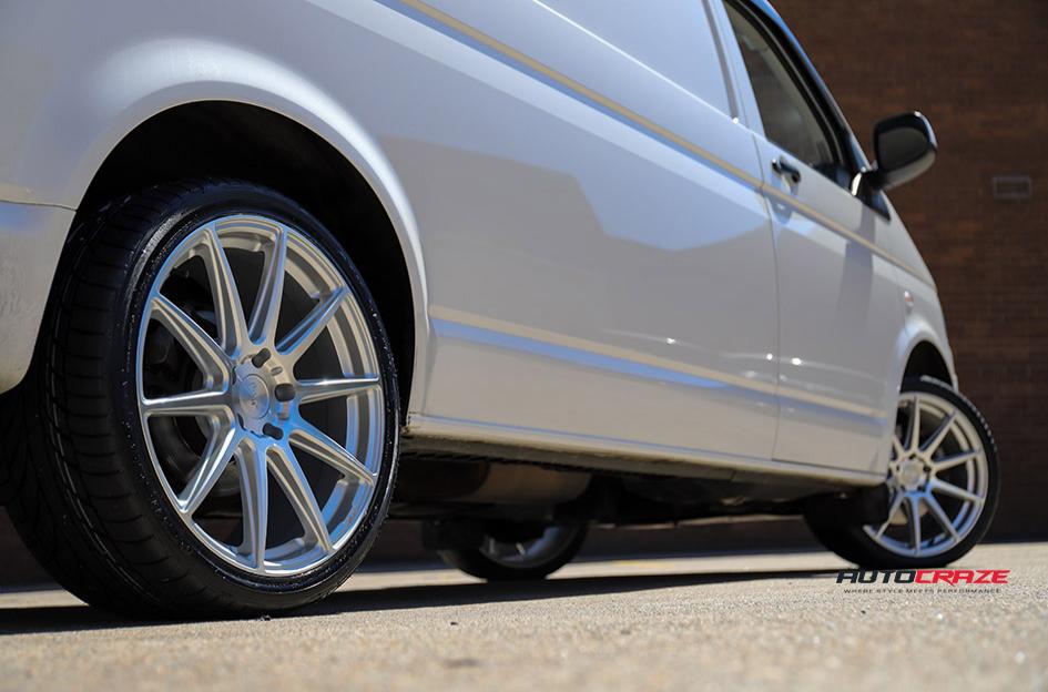 VOLKSWAGEN TRANSPORTER ESSEN SILVER MACHINED FACE